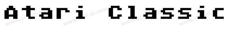 Atari Classic Regula字体转换